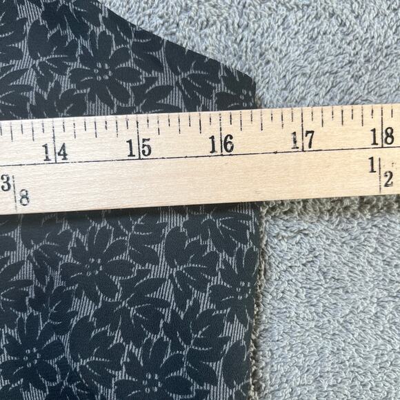 Vintage Old Navy Slip Dress Womens 4 Black Floral Sleeveless‎ Y2K Fairy Grunge - Picture 9 of 9